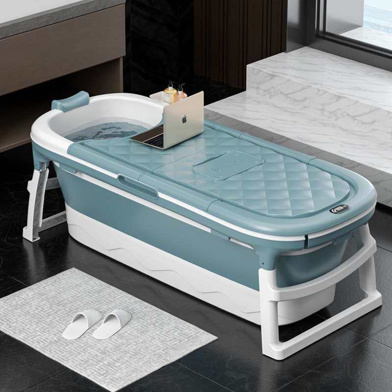 成人泡澡桶可折叠浴桶加大1米52洗澡桶家用浴缸【】