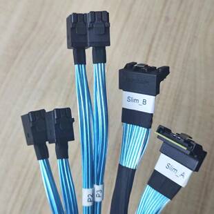 Slimsas 8654 8i转双 8643超聚变x6000v5 SR430C数据线 04052105