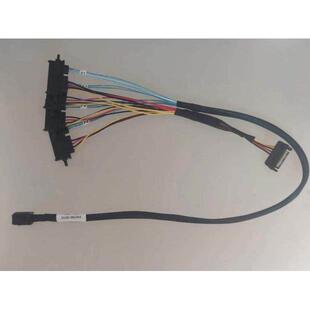 12G阵列卡接SAS硬碟数据线 MiniSAS HD SFF-8643转4*SFF-8482