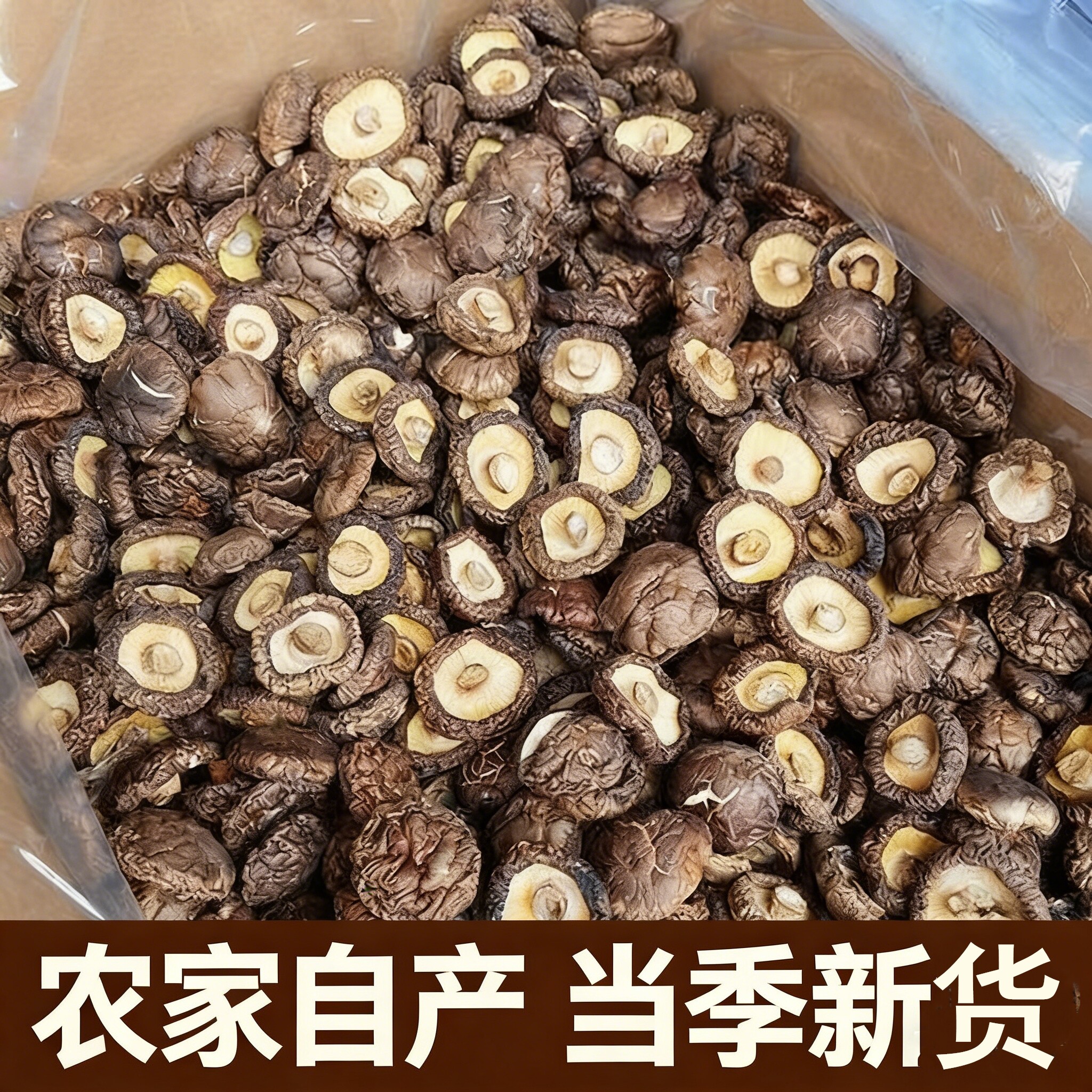 神农架香菇冬菇肉质紧实家用煲汤炒菜干货500克新货农家自产批发
