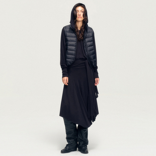 不规则半身裙 手套卫衣 SoloForTwo 气质流浪天丝羊毛