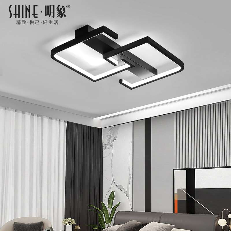 卧室灯后现代简约餐厅个性灯具家用时尚led吸顶灯玄关客厅走廊灯