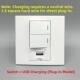 86型2开关 充电USB充电插座一开双控开关墙插座开关充电面板