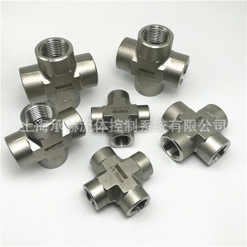 TENHEFLOW不锈钢304卡套式直通快速插管接头气动元件CR1822