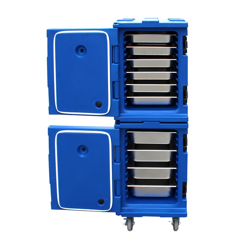 金博尔180L保温箱 饭店中央厨房熟食份数盘保温箱 双层保温冷藏箱