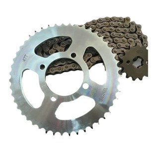 摩托车配件JYM150劲豹SRZ150劲虎SR150套链牙盘链轮链条三件套