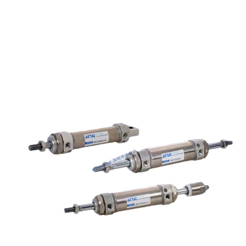 亚德客不锈钢单动引入型迷你气缸单作用笔形标准气缸MTI10X15-S-U