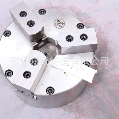 现货供应旋转三爪气动卡盘 常州非标铸件厂加工供应液压气动卡盘
