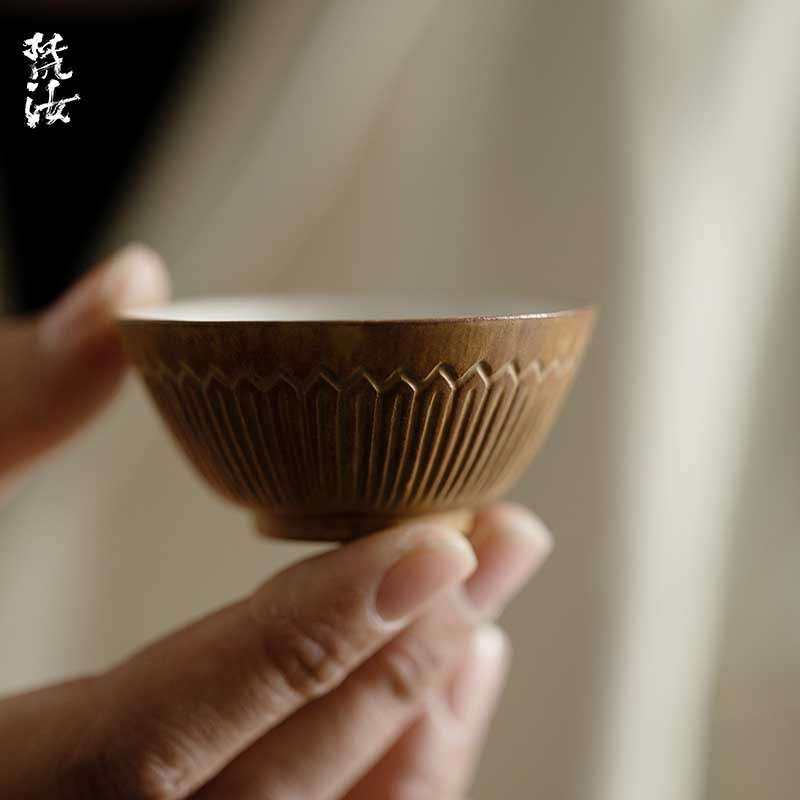 梵汝日式复古全手工粉引清昼规则纹主人杯功夫茶具个人茶杯品茗杯,包装,电子元器件包装,淘宝优惠券,粉丝福利购,淘宝优惠卷