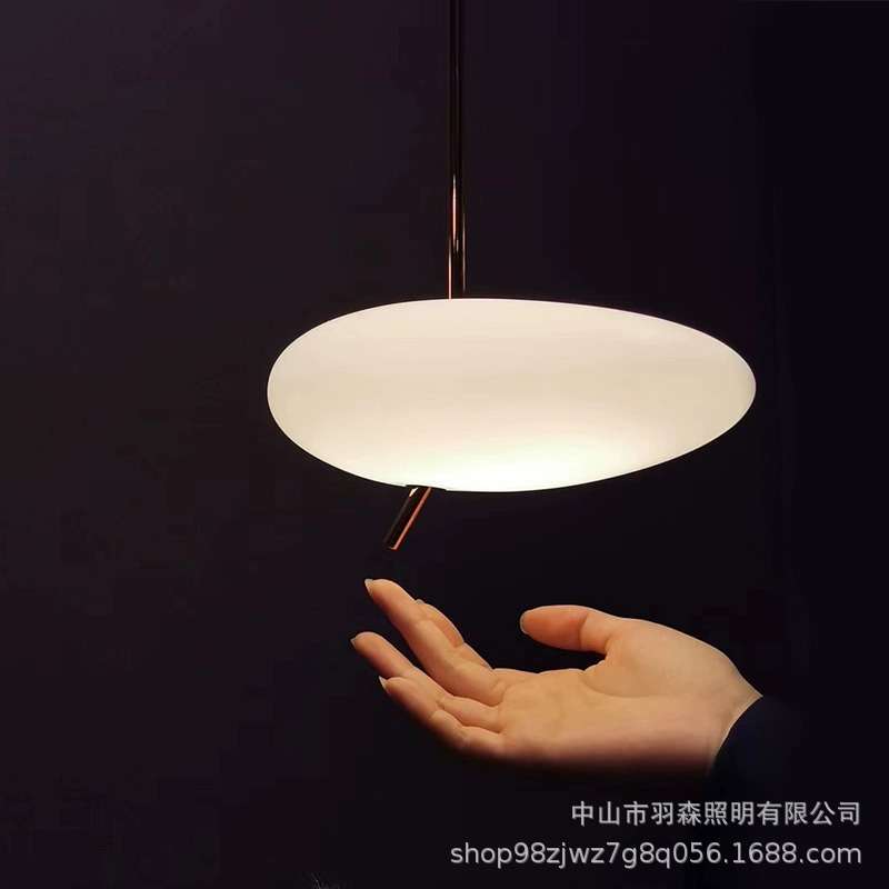 北欧卧室极简床头吊灯创意轻奢后现代简约触摸开关圆球网红小吊灯