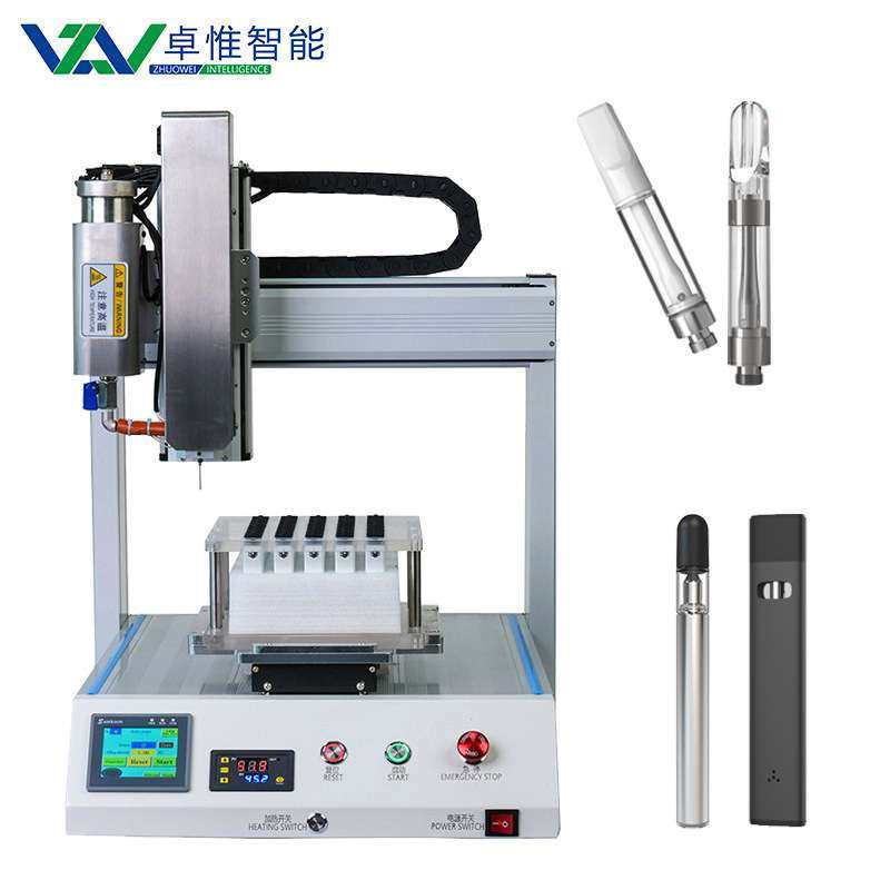 Thread 1ml Hot Oil Disposable Filling machine cbd自动注油机