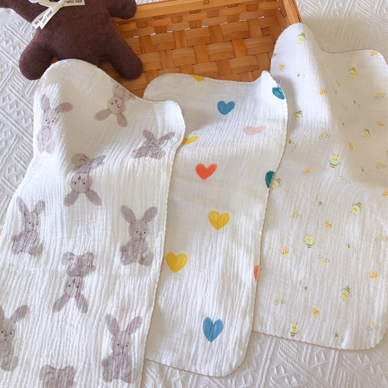 婴儿护肩拍嗝巾哺乳吐奶巾纱布口水巾新生宝宝喂奶围嘴巾垫肩