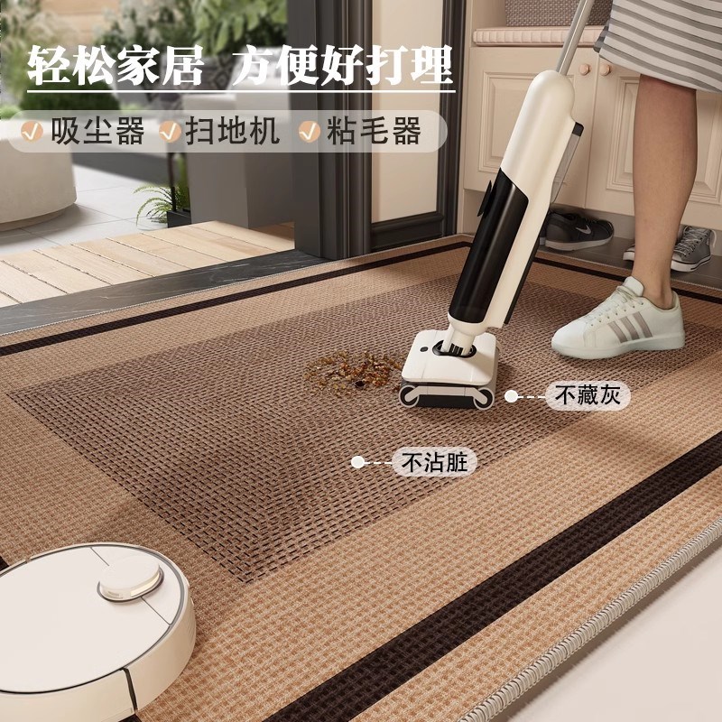 入户门地垫仿剑麻地毯门垫进门大门口门前玄关门外家用脚垫可裁剪