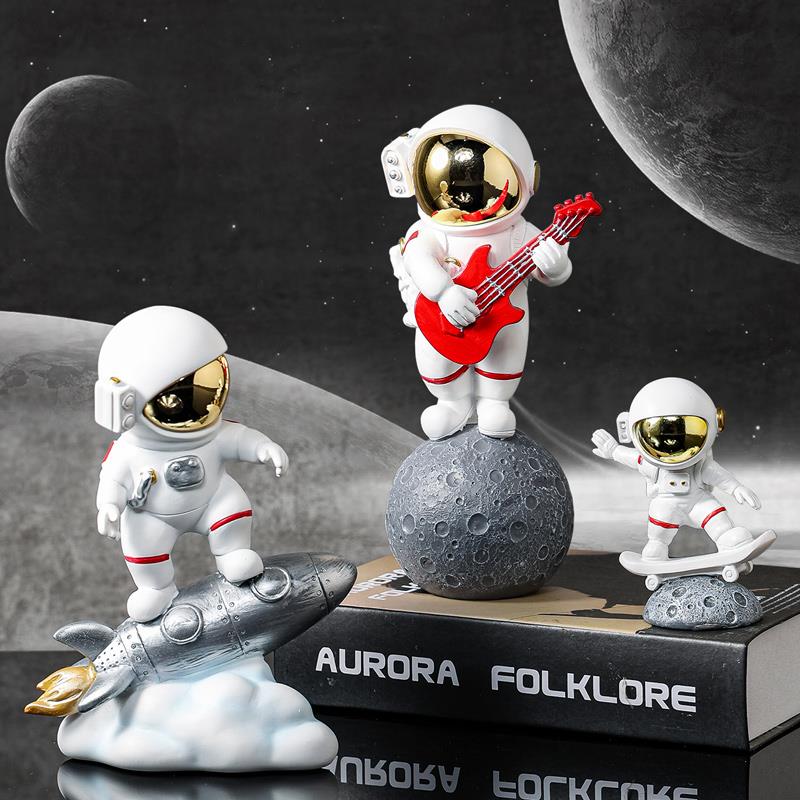 太空人宇航员摆件创意客厅电视柜房间音乐办公室家居软装饰品家里