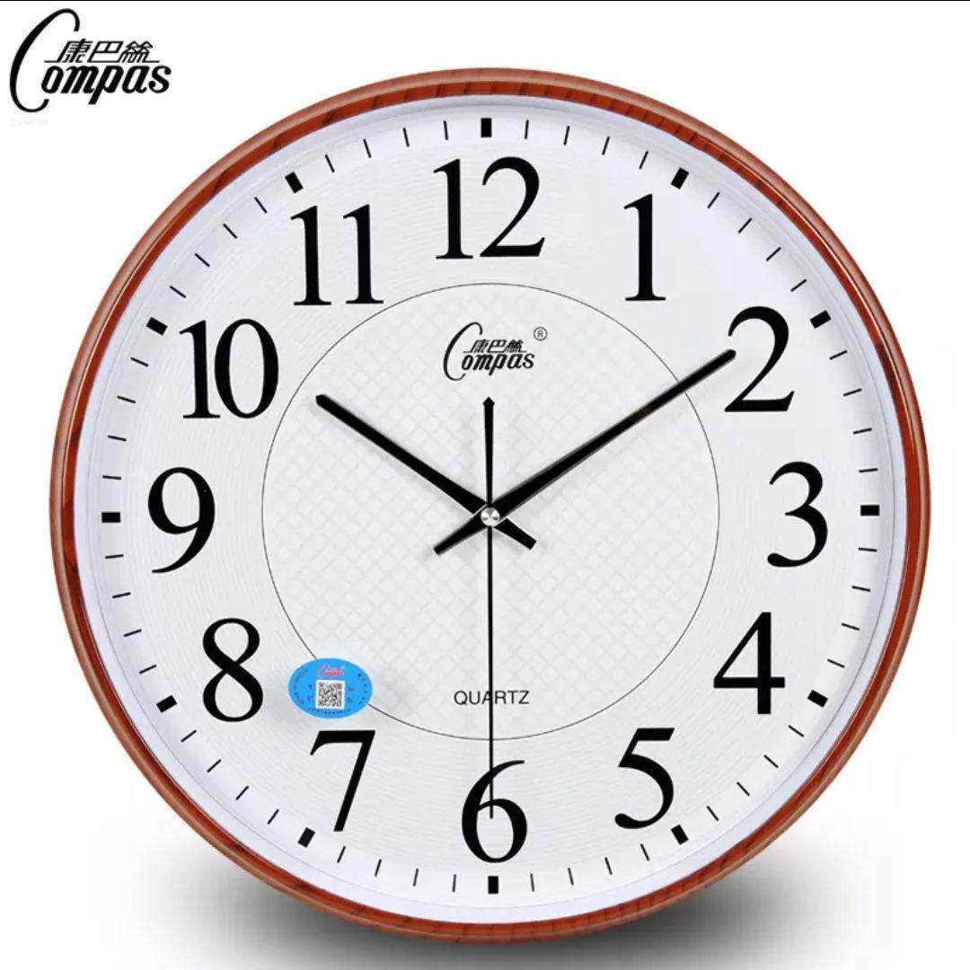 康巴丝静音挂钟客厅家用简约现代时钟表卧室石英钟创意现代挂墙表,家居饰品,挂钟,淘宝优惠券,粉丝福利购,淘宝优惠卷