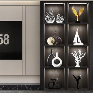 酒柜装饰品摆件轻奢高档暴力熊家居客厅电视柜玄关创意陶瓷小摆设