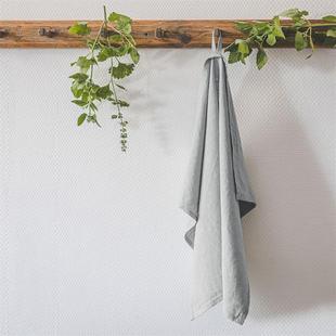 纯亚麻家用纯色西餐巾口布折花布厨房擦手巾擦杯布可挂式餐垫定制
