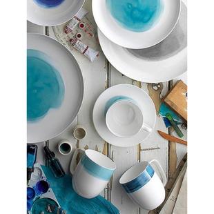 妙HOME 创意盘子西餐餐具 出口欧美英国骨瓷欧美餐具北欧西餐