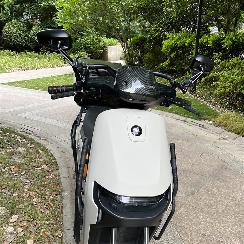 适用九号cz90/f2z110/机械师mmax2/bmMax60改装后视镜反光镜祖国