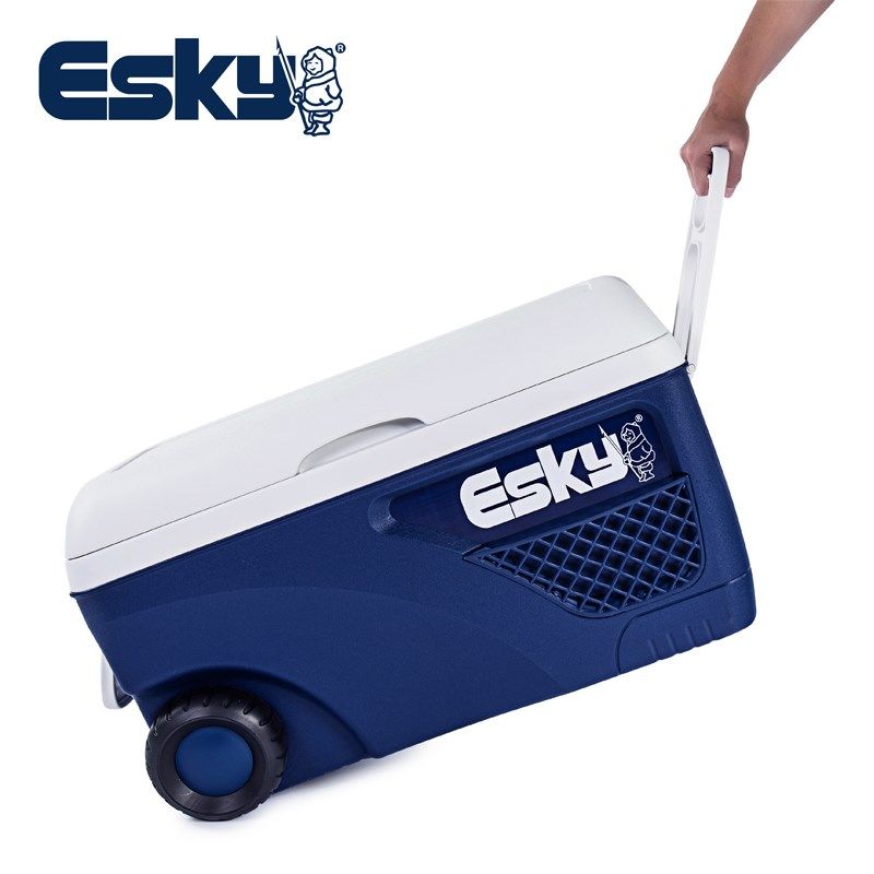 esky带轮款式保温箱车载户外保鲜箱食品食物商用冷藏箱大容量65L