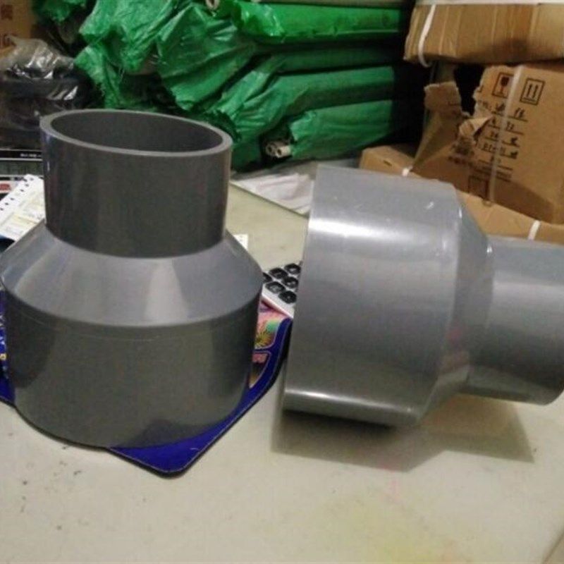 UPVC大小头 PVC异径接头 给水管配件 变径直接直通160*90 110 140