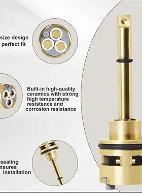 Delta F阀aucte R33382P51919 Replace维ment Part金色转向替换修