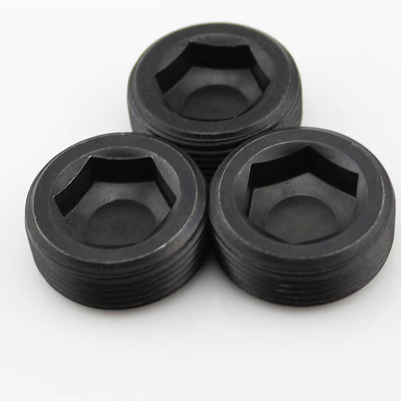 正辰五金碳钢堵头内六角螺塞油塞MSW3/4/5/6/8/10/12/14/16/18/20