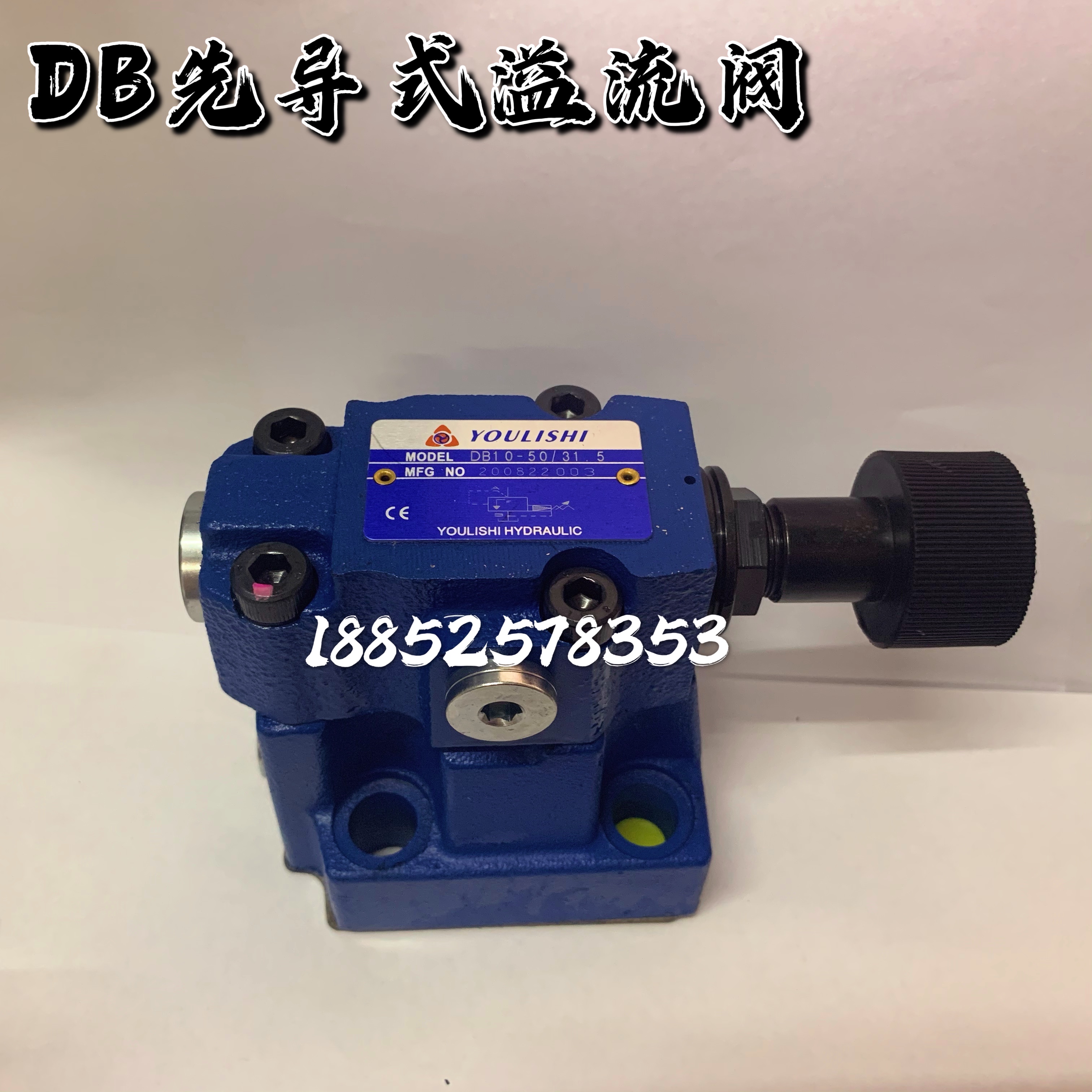 南京YOULISHI液压先导式溢流阀DB10-1-50B/315,DB30-2压力控制阀