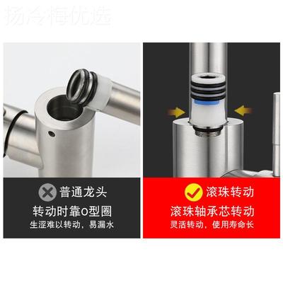 不锈钢溅厨房水龙家PST003-S头热水款用防水二冷合一洗菜盆单冷洗