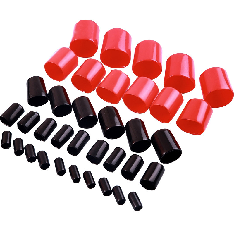 PVC套圆管封帽浸塑胶套橡胶盖防尘保护套帽钢筋头套软盖绝缘堵头