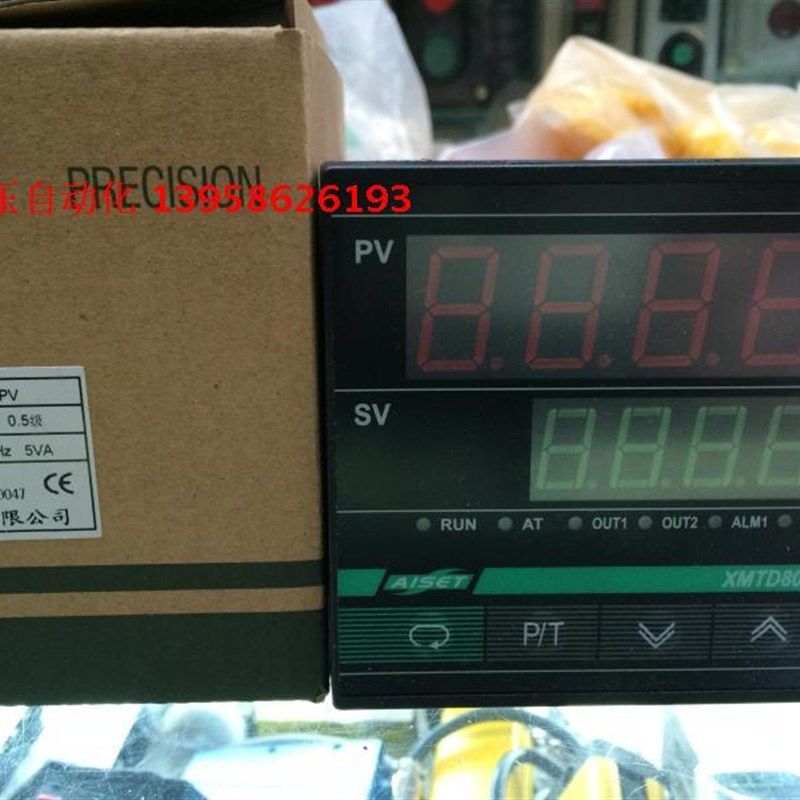 AISET上海亚泰 XMTD8000P XMTD-8430PV PT100型 多段温控仪 - 实物图