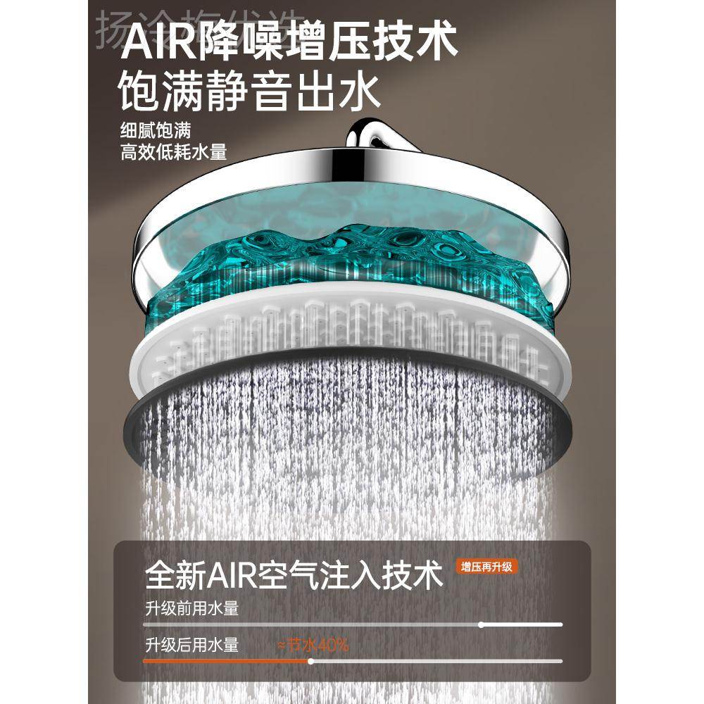 卫浴淋浴花HSTZ-109洒套装家用浴室铜沐浴澡花晒1喷头全增压淋浴