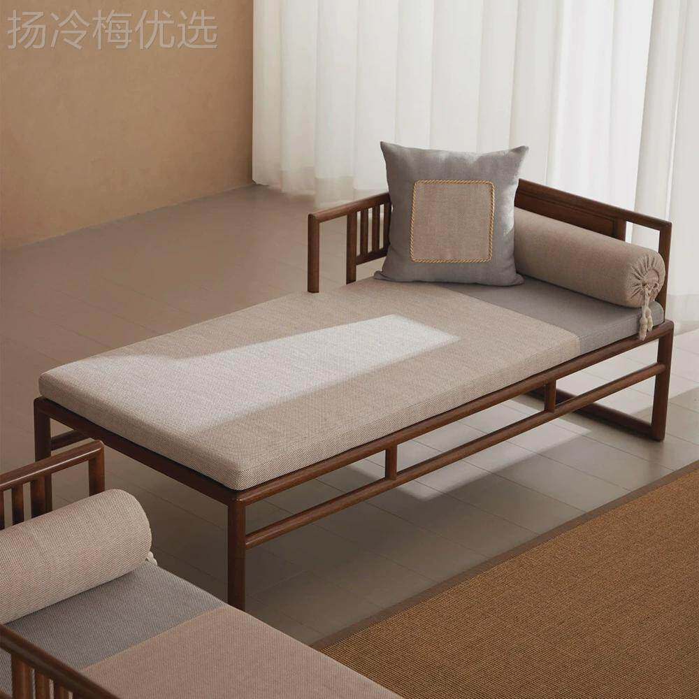 乌金木中新小床户型卧室8998贵妃椅沙发躺椅贵妃榻单个轻式奢实木