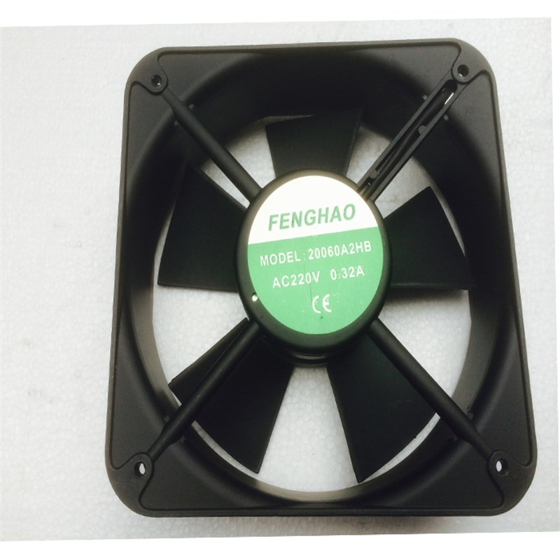 机柜风机20060散热排气风扇200*60 220V/380V铜芯轴流风机20CM65W