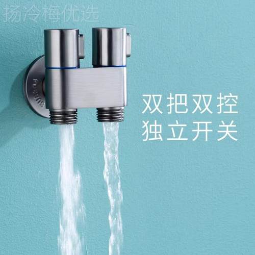 卫厂家全铜马桶伴侣喷枪一进出厕所冲洗器66596生压间妇洗二喷头