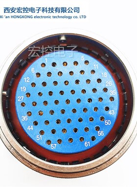 防水55芯航空插头座连接器Y27A-2455ZJL Y27A-2455ZJLM ZKBM ZJBM