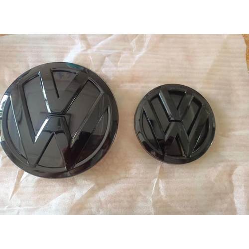 福斯汽车标09-12/13-18款CC改装前中网车标后尾标(替换款)黑色全