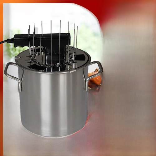 吊炉无烟电烤箱家用全自动旋转多人大型烤串炉烧烤吊炉炖炉便携式