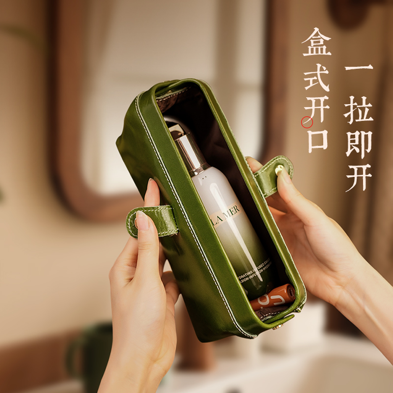 鹿师傅2025新款防水大容量手拿包