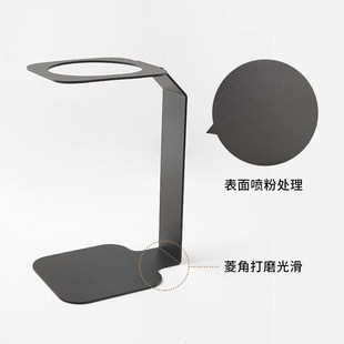 过滤杯分享壶滤纸 手冲咖啡架黑色金属铁艺架子滤杯支撑架手冲套装