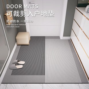入户门地垫pvc免洗进门脚垫厨房家用门口门垫防滑地毯垫子可裁剪