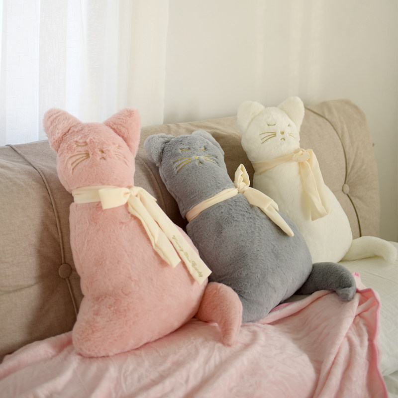 可爱猫咪小清新风抱枕靠枕毛毯二合一床头靠垫家居卧室沙发装饰,居家布艺,抱枕被,淘宝优惠券,粉丝福利购,淘宝优惠卷