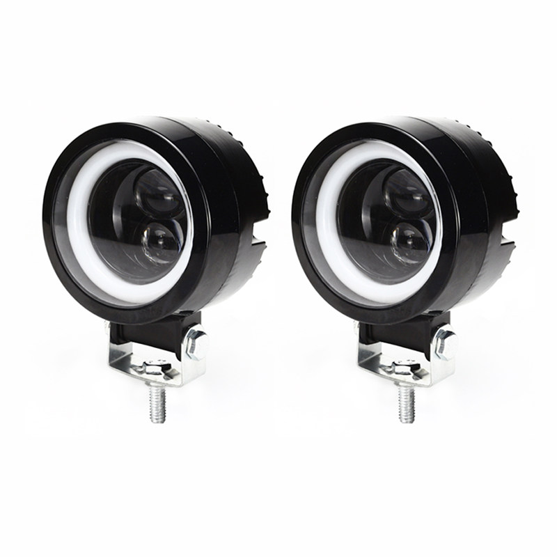 电动车摩托车天使眼射灯铺路灯切线灯外置led大灯12v高强光防水灯,电动车/配件/交通工具,电动车灯,淘宝优惠券,粉丝福利购,淘宝优惠卷