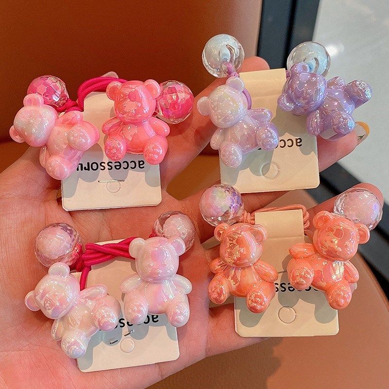 双头皮筋女扎头高弹力儿童高马尾发绳网红发圈扎辫子女孩皮套头绳,童装/婴儿装/亲子装,发饰,淘宝优惠券,粉丝福利购,淘宝优惠卷