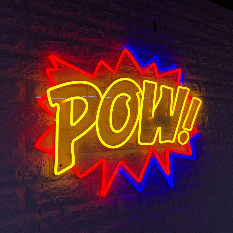 霓虹灯招牌广告牌酒吧氛围灯网红装饰墙造型发光字led灯厂家