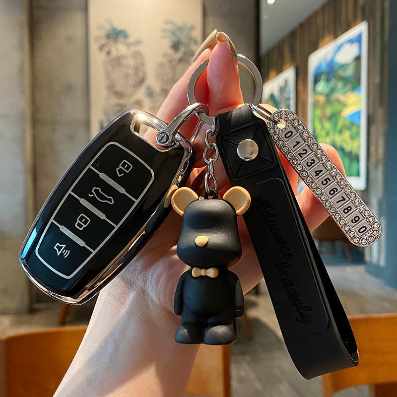 适用哈弗h6钥匙套h2/f7/m6/h4/f5/h2s/h9大狗神兽汽车包壳卡通扣