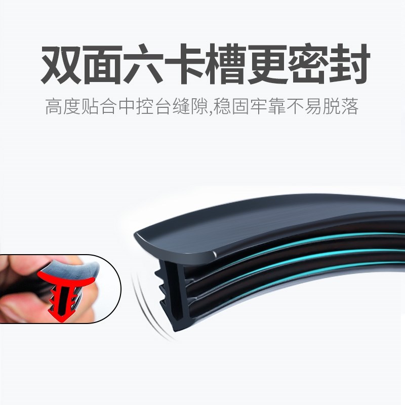 适用雷克萨斯ct200h改装件汽车内饰装饰用品配件大全中控台密封条