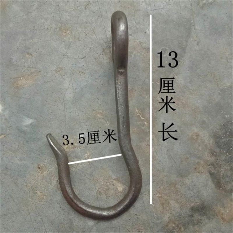 四川纯手工长短实木扁担挑表演优质桑木扁担挑水挑菜专用扁担铁钩