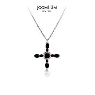 JOOMiLiM茱蜜商场同款唯心主义十字项链S925银饰女小众高级锁骨链