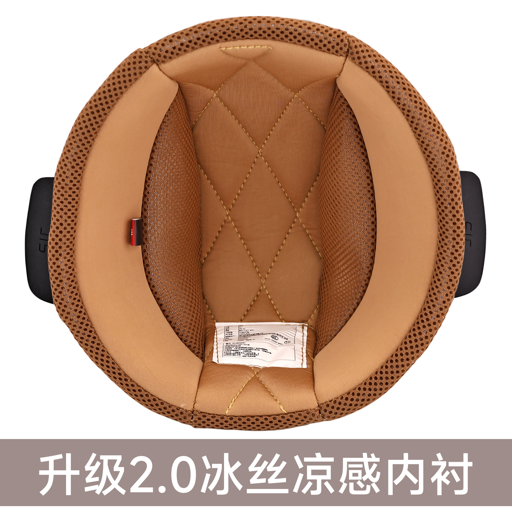 JEF头盔专用冰丝凉感内衬夏季透气内胆JEF315适用EVO310半盔透气